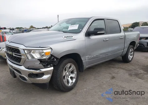 2022 Ram 1500 Big Horn 4X4 5'7 Box из США, поврежденный, VIN 1C6RRFFG1NN455168